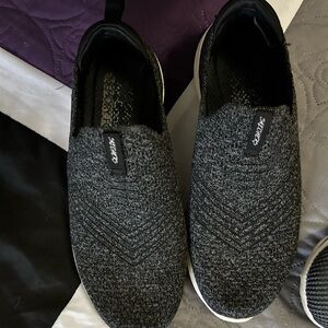 Skechers Slip-On Knit Sneakers — Both or separately.